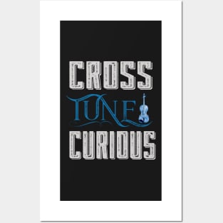 Cross Tune Curious Old Time Fiddle T-Shirt Posters and Art